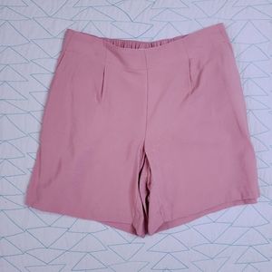 Loft High Waisted Pull On Mom Shorts